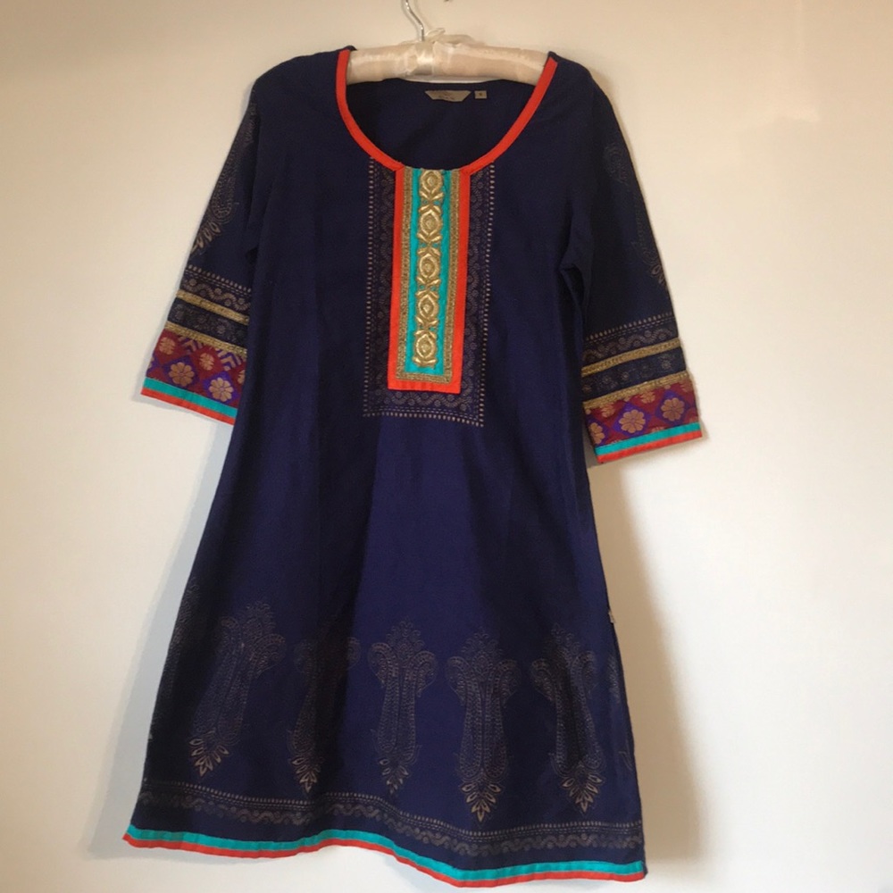 Navy Kurta
